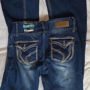 Ariya Curvy Jeans Blue Bootcut Denim Size 11 /12 NWT